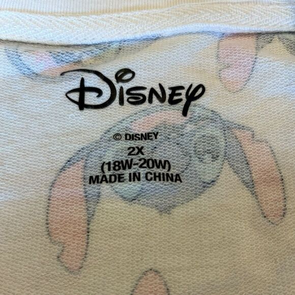 Disney Stitch Long Sleeve Sweatshirt Sleep Top Womens Plus Size 2X - Picture 6 of 9